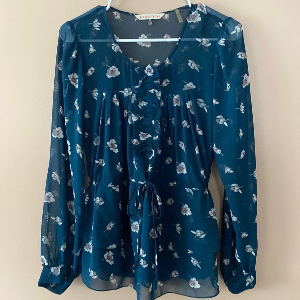 Rebecca Taylor floral blouse